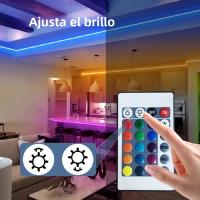 Tira De Luces LED RGB 5V Con Control Remoto Infrarrojo De 24 Teclas Y USB Para Cambio De Color Y Brillo SMD Adecuada Para Decoración De Fiestas - details 5