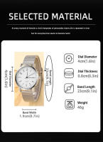 Reloj De Pulsera De Cuarzo Para Hombre Estilo Simple Y Casual Ultra Delgado De Acero Inoxidable Con Calendario Y Mostrador Sin Números Reloj De Lujo Negocio Silvery - details 1