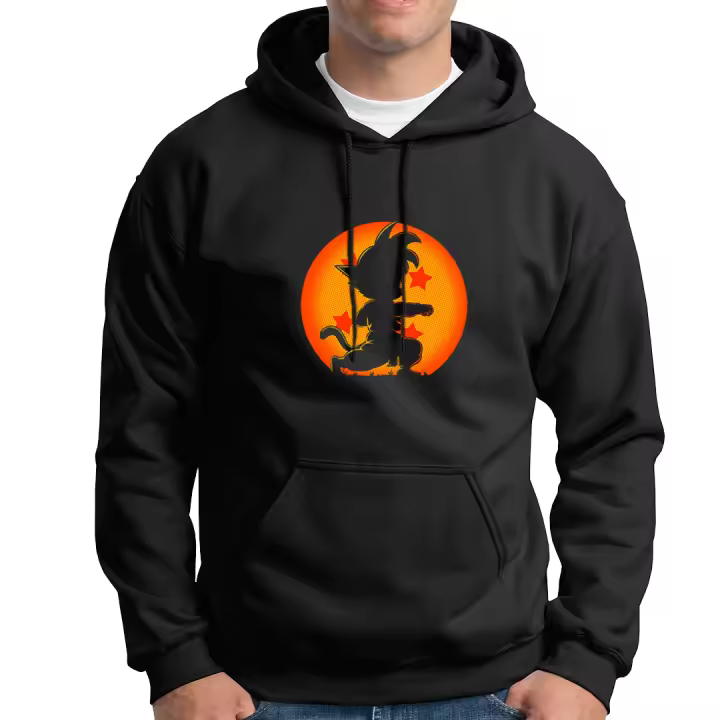 Sudadera con capucha Bola de dragon. Goku. Vegeta. Son Gohanda. Krilin. Maestro Roshi. Varios colores. Todas las tallas. - 1