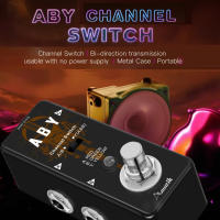 Pedal De Efecto Para Guitarra Y Bajo Amuzik ABY Line Selector Mini AB Switch True Bypass AB Box Selector De Canales - details 0