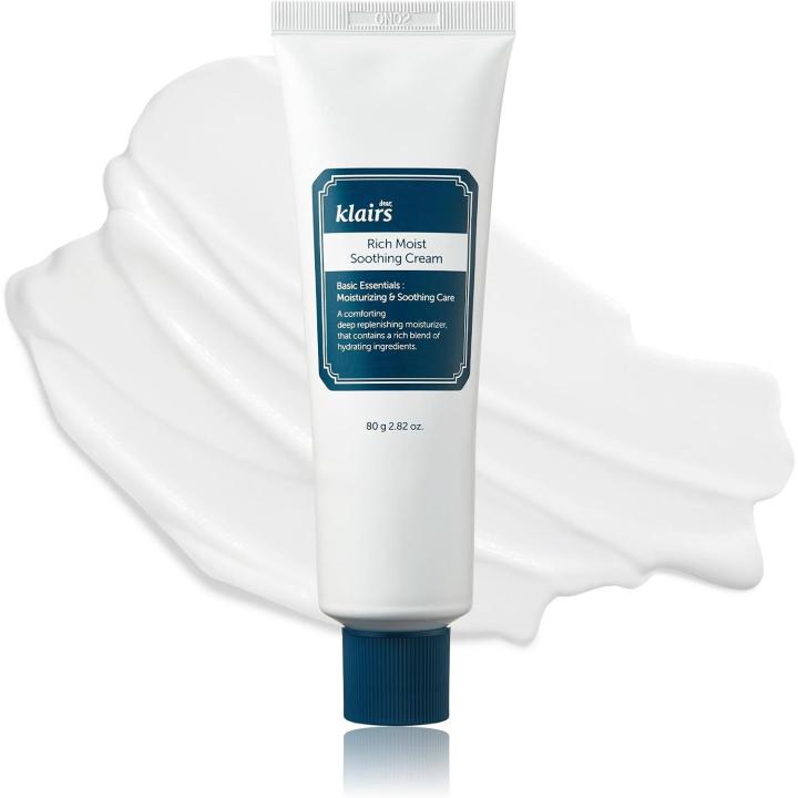 Dear, Klairs - Rich Moist Soothing Cream crema hidratante facial con ácido hialurónico y centella asiática para piel… — oferta en Miravia