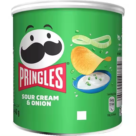 Pringles Sour Cream Onion 12 unidades de 40g - 1