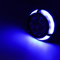 Lámpara De Espejo Para Motocicleta 9LED Sistema De Iluminación Spot Luz De Destacado Antiniebla Redondo Impermeable Faro De Conducción - details 6