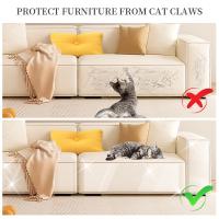PVC Translúcido Pegatinas Antisalpicaduras Autoadhesivas Protector De Sofá Para Protección Contra Gatos Mat De Protección Anti-Arañazos - details 9
