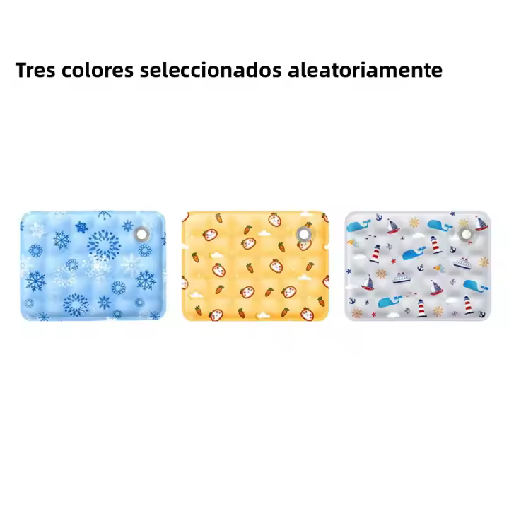 Alfombra De Enfriamiento Para Perros Y Gatos Impermeable Y Lavable Para Verano Con Inyección De Agua Sillín De Viaje Para Mascotas - 1