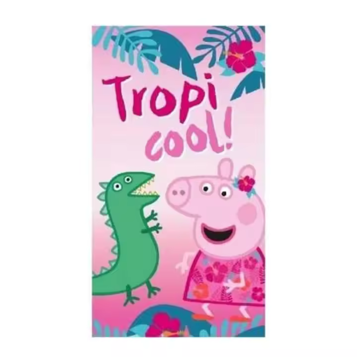 Peppa Pig toalla de niños de microfibra  70x 140cm - 1