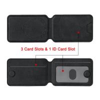 Cartera De Cuero PU Con Soporte Magnético Para iPhone 13/14/15/16 Bolsillo Para Tarjetas Y Monedas Estilo Casual Para Hombres - details 3