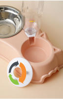 Tazón Automático Para Gatos Con Dispensador De Agua Y Alimento Elevado Para Perros Y Gatos Tazón Doble Para Mascotas Material Plástico - details 5