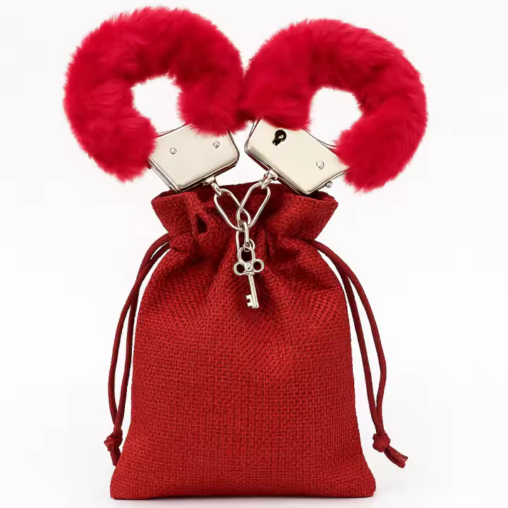 Manillas de pareja, manillas para adultos peludas y para cama, juguetes eróticos para juegos de rol, set de esposas suaves, accesorios íntimos divertidos y resistentes - 1