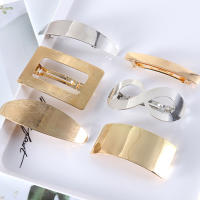 Pinza Para El Cabello De Metal Para Mujeres Geométrica Vintage En Oro Y Plata Accesorios Para El Cabello Soporte Para Cola De Caballo Para Niñas - details 3