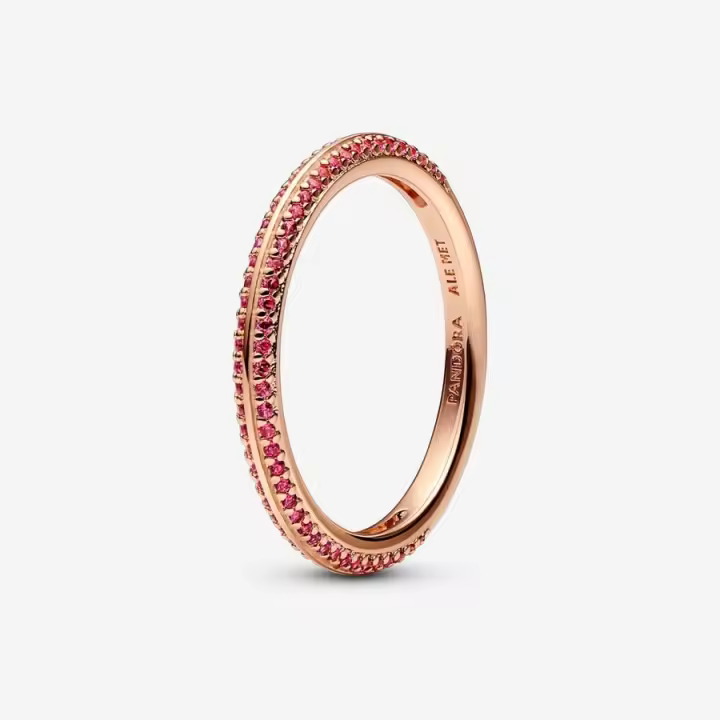 Anillo Pandora ME Rojo Pavé - 1