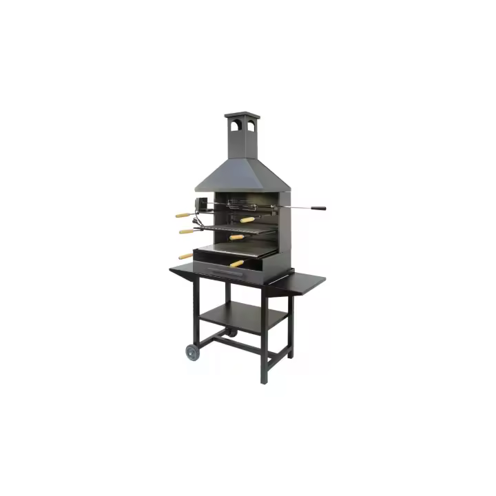 BARBACOA CHIMENEA METAL PARRILLAS Y ASADOR ELECTRICO EL ZORRO DE SUINPLAS DECORACIONES - 1