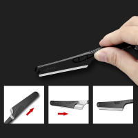 Cuchilla Manual De Acero Inoxidable Para Varones Afeitado Facial Especial Para Cejas Y Barba Cuchillo De Afeitar Tradicional Para El Hogar - details 2