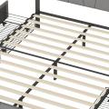 Cama de Matrimonio Tapizada 160x200 cm con Cabecero Acolchado Ajustable y 4 Cajones, Gris - details 0