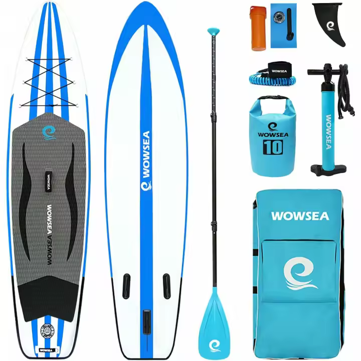 WOWSEA Bluesky S1 Tabla de Paddle Surf Hinchable, Durable y Estable Tiempo Familiar SUP Hinchable, Ocio y Touring Tabla Paddel con Accesorios iSUP, Buena Opción para La Enseñanza Acuática y Recreación - 1