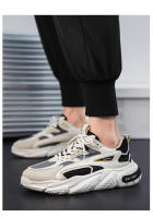 Zapatos Deportivos Casuales Para Hombre 2023 Tendencia Nueva Suela Gruesa Transpirables Malla Zapatillas Con Cordones - details 19