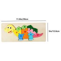Rompecabezas De Madera Para Niños Con Temas De Dinosaurio Animal Y Tráfico Juguete De Puzzle Ideal Para Niños Y Niñas Regalo Ideal Adecuado Para Edad 3-6 Años - details 17