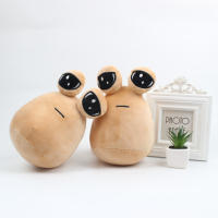 Peluche De Anime Juego Mi Mascota Alienígena Pou Kawaii 22Cm Juguete De Peluche Para Niños Regalo De Cumpleaños Y Navidad - details 0