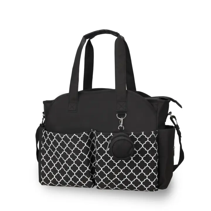 Diaper Bag Tote for Girls and Boys with Pacifier Case, Large Tote Diaper Bag for Moms, Travel & Work, Stylish Mommy Bag for Hospital, Baby Shower Gifts - 1