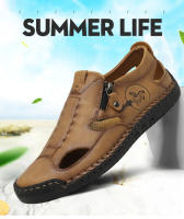 Sandalias De Verano Para Hombre Cómodas Y Transpirables Zapatillas De Playa Clásicas De Alta Calidad Con Suela De Goma - details 1