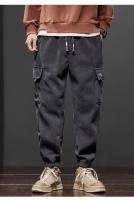 Pantalones Casuales Para Hombre Con Cintura Elástica Estilo Jogging De Primavera Y Otoño Pantalones Harem Estirables Con Cordón Moda Masculina Ropa Deportiva - details 3