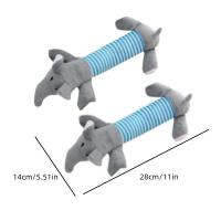 Juguete De Molar Para Perros Suave Y Duradero Adecuado Para Todas Las Razones De Perros Peluche Con Sonido Squeak Forma De Elefante Pato Y Vaca Juguetes Para Mascotas - details 0