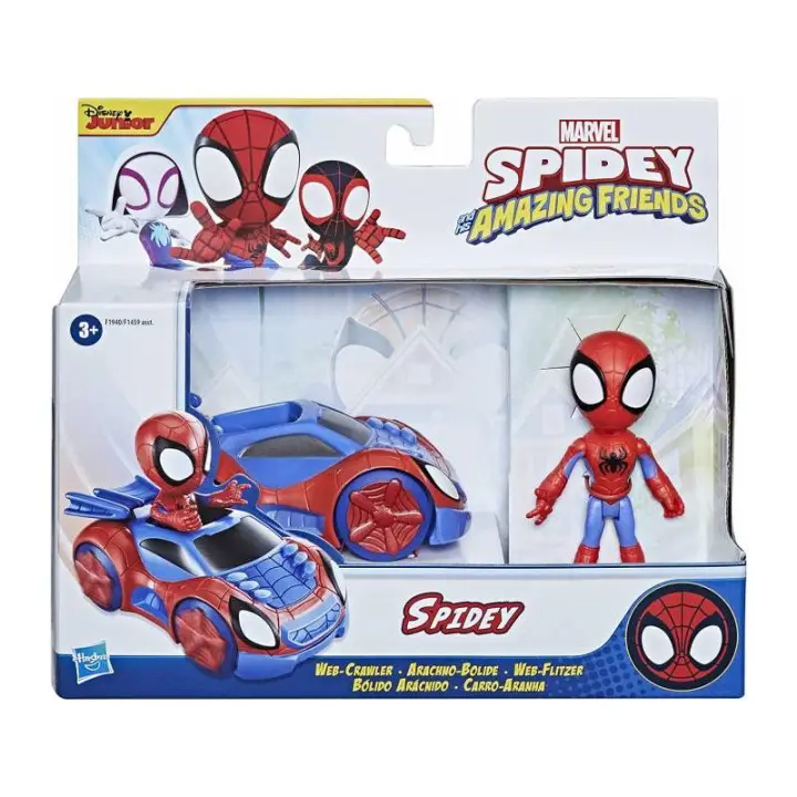 HASBRO MARVEL SPIDEY AND HIS AMAZING FRIENDS SPIDEY CON COCHE DE HASBRO - 1