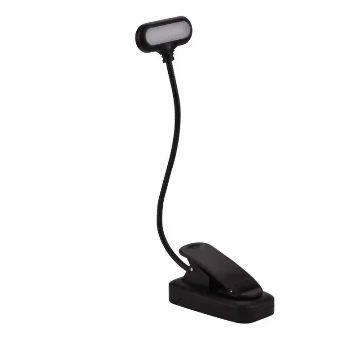Luz De Lectura LED Para Libro Luz De Mesa Flexible Recargable Para Dormitorio Y Cama Iluminación Interior Lámpara De Escritorio - 1