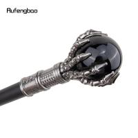 Bastón De Caminar De Vidrio Negro Con Bolilla Steampunk Moda Decorativa Para Caballero Lujo 93cm Con Punta De Goma Para Actividades Al Aire Libre - details 4