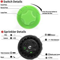 Lance De Espuma Portátil Para Automóvil Con Rojellador De Alta Presión 3 Grados Juego De Agua Limpieza Herramienta De Lavado De Coche Para Jardín - details 6