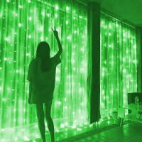 Guirnalda De Luces LED Para Cortina USB Con Control Remoto Decoración De Navidad Y Bodas Para Habitaciones Y Salones - details 9