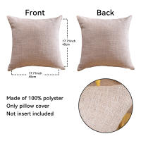 Funda De Cojín De Estilo Otoño Invierno Caliente Para Decoración Del Hogar 45x45cm Sólida 1PC Cubierta De Almohada Para Sofá NAPEARL - details 0
