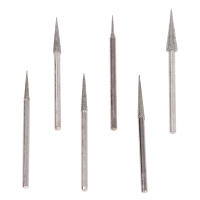 6Pcs Cabezas De Pulido De Diamante 1-4mm Herramientas De Grabado Y Carving Con Boquilla De 2.35mm Para Trabajo Manual - details 7
