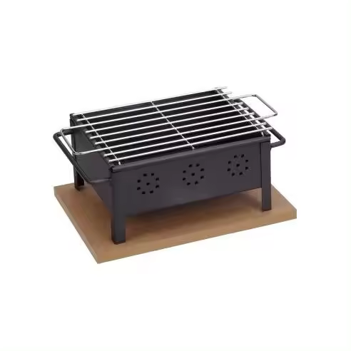 Barbacoa de Sobremesa 25x20cm (Parrilla Inoxidable) 2905 Sauvic - 1