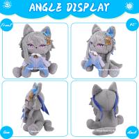 Peluche Genshin Impact Kazuha Arlecchino Furina Gato Anime Kawaii Relleno De Algodón PP Regalo De Cumpleaños De Halloween Para Niños Y Adultos - details 5
