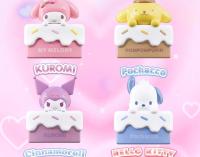 Figura De Acción Kawaii Sanrio Hello Kitty Cinnamoroll Kuromi Mymelody Pochacco Juguete Para Cumpleaños Y Pasteles - details 2