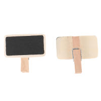 Tablero De Madera Negro Mini 50 Piezas Rectángulo Panel De Clips Etiquetas De Memorias Sin Marco Tipo De Estilo Móvil - details 15