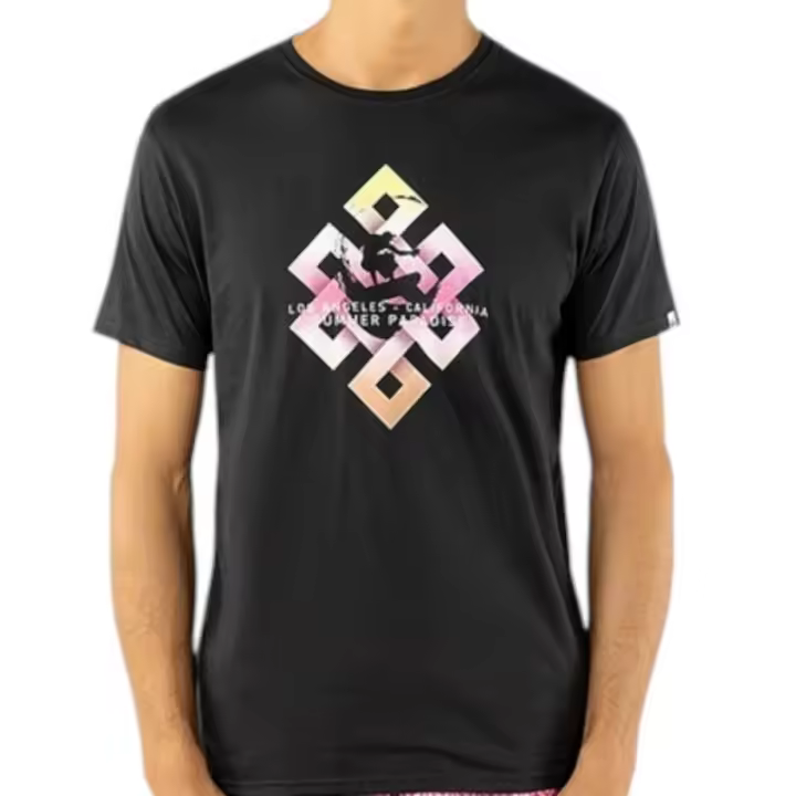 Camiseta negra Alphaventure negra hombre - 1
