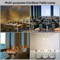 Lámpara De Mesa Clásica De Metal Recargable Por USB Luz Nocturna Sin Ajuste De Intensidad Táctil Decoración Para Hotel Y Bar 3 Niveles De Iluminación Para El Hogar - details 19