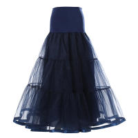 Falda De Novia Sin Huesos De 1 Metro Para Mujer Falda De Boda Larga Para Baile Falda Puffs De Vestido Técnicas De Punto Material De Poliéster - details 1