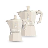 CAFETERA ITALIANA BIALETTI EDICION LIMITADA MOKKA EN COLOR CREMA - CAFETERA ITALIANA 3 TAZAS - CAFETERA ITALIZANA PEQUEÑA - details 1