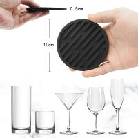 Alfombrillas De Silicona Redondas De 10cm Resistentes Al Calor Para Tazas De Té Y Café Tapete Para Bebidas Fundas Para Vajilla Decoración De Mesa - details 1