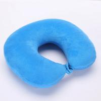 Almohada De Viaje En Forma De U Para Cuello Con Partículas De Microbolas Suave Y Cómoda Para Coche Avión Uso Doméstico Y Externo Textil - details 3