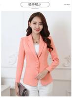 Chaqueta De Negocios Para Mujer Estilo Lady Oficina Elegante Y Ajustada Cierres Únicos Blazer Formal Para Todas Las Estaciones - details 25