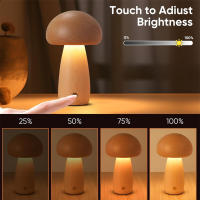 Lámpara De Noche LED INS Con Interruptor Táctil En Madera Estilo Búho Colgante Para Dormitorio Y Habitación De Niños Luz De Mesa Decorativa Para Dormir - details 2