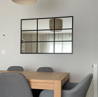 THEROSE - Espejo Ventana Negro 120x80cm Espejo Industrial - details 4