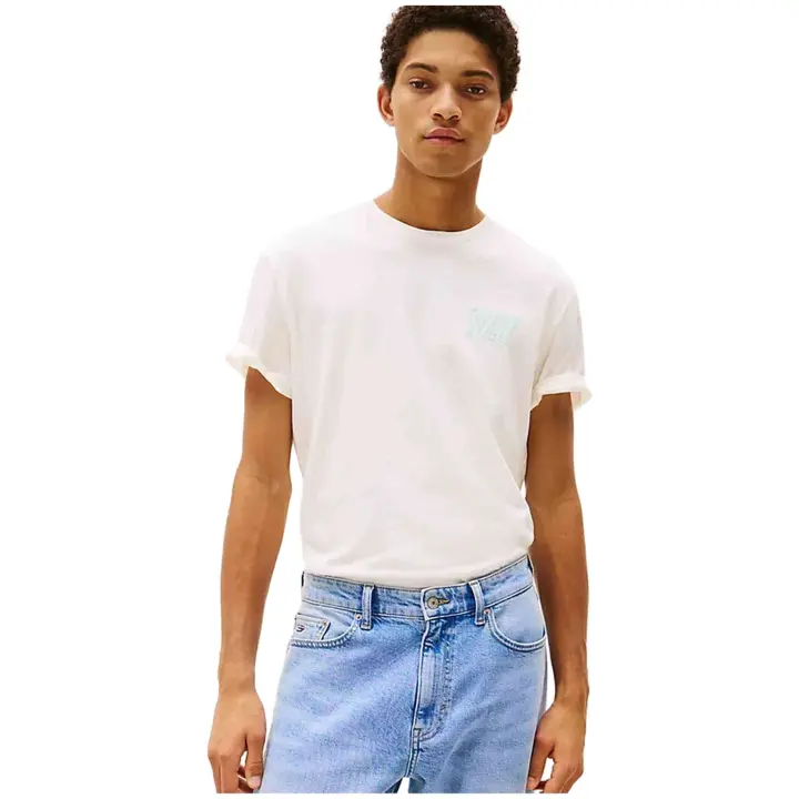 Camiseta de Manga Corta Tommy Hilfiger  para hombre en color blanco - 1