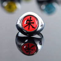 10PCS/set Anillos De Metal Anime Naruto Akatsuki Itachi Accesorios De Cosplay Juguetes Para Niños Figura De Acción Regalo - details 8