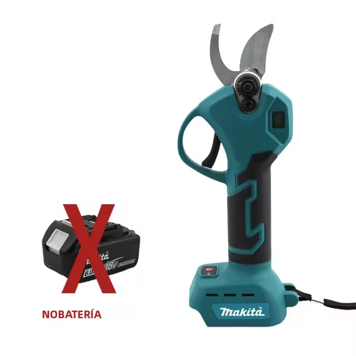 Tijeras Eléctricas Profesionales Makita Con Pantalla LED Y Batería De Litio 18V Para Jardinería Y Podar Árboles De Frutas Herramientas De Jardinería - 1