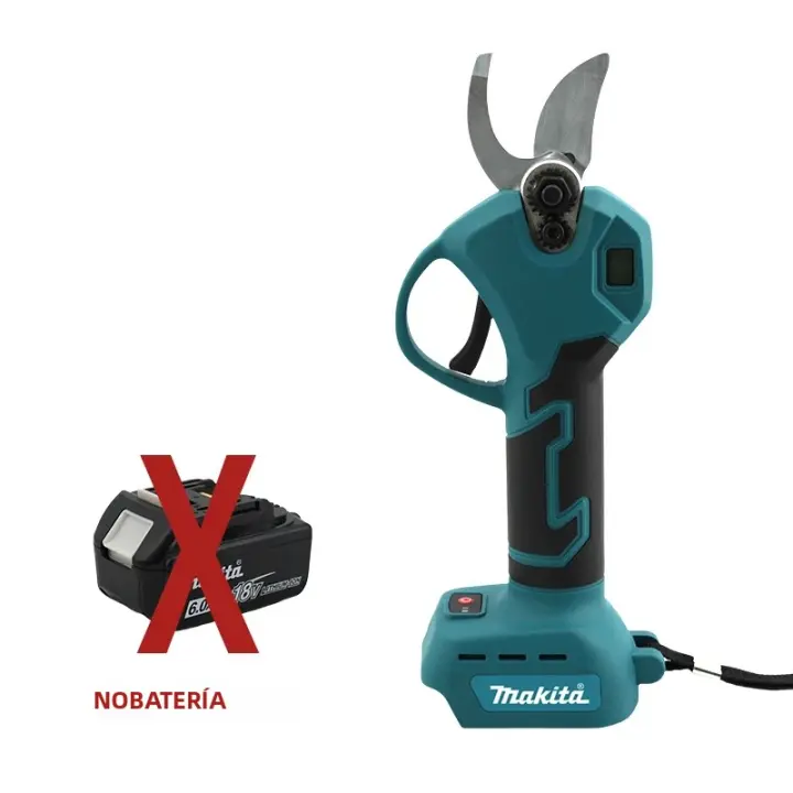 Tijeras Eléctricas Profesionales Makita Con Pantalla LED Y Batería De Litio 18V Para Jardinería Y Podar Árboles De Frutas Herramientas De Jardinería - 1